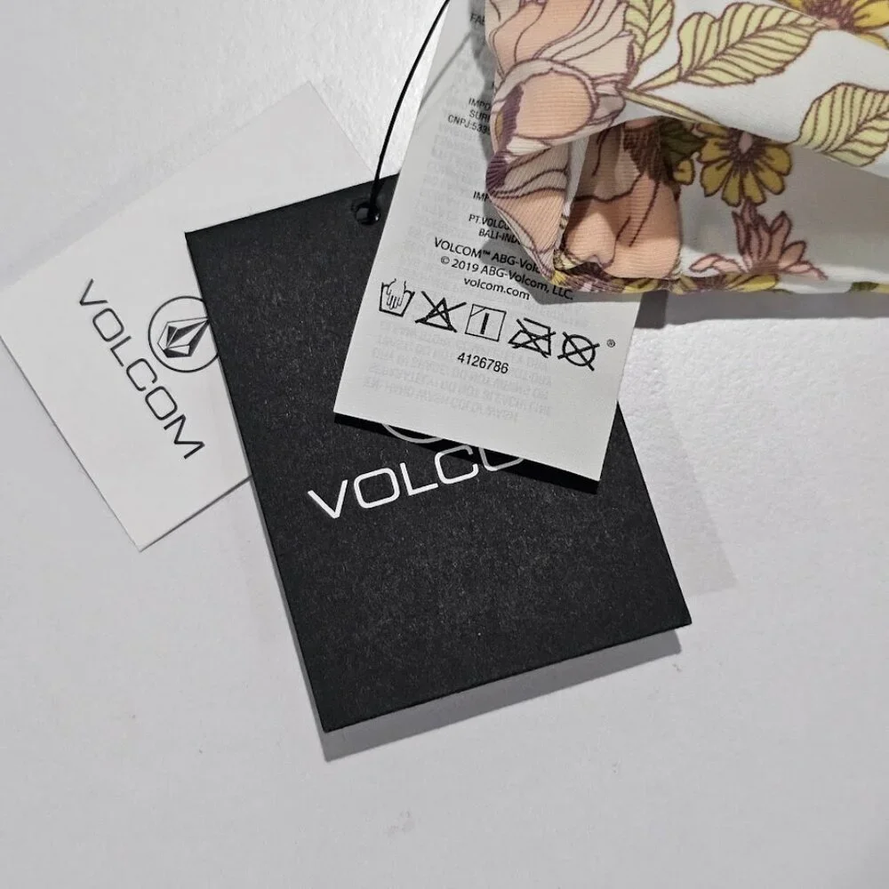 Volcom Big Poppy V-Neck Bikini Top - Picture 7 of 8
